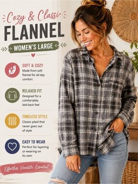 SO Gray Plaid Button-Down Shirt